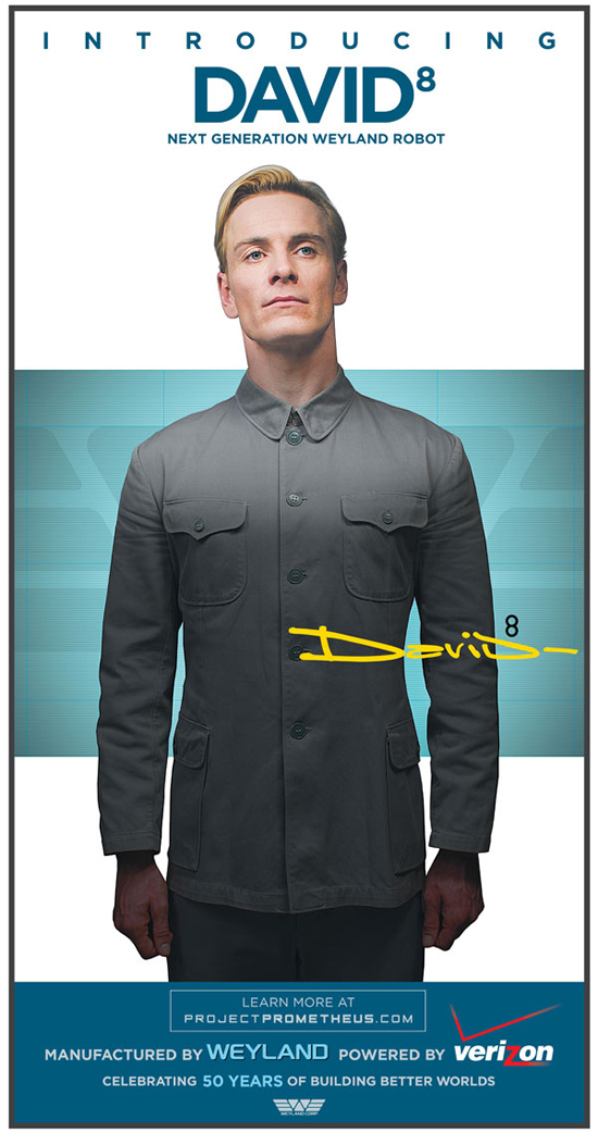 Prometheus Viral David 8 Poster