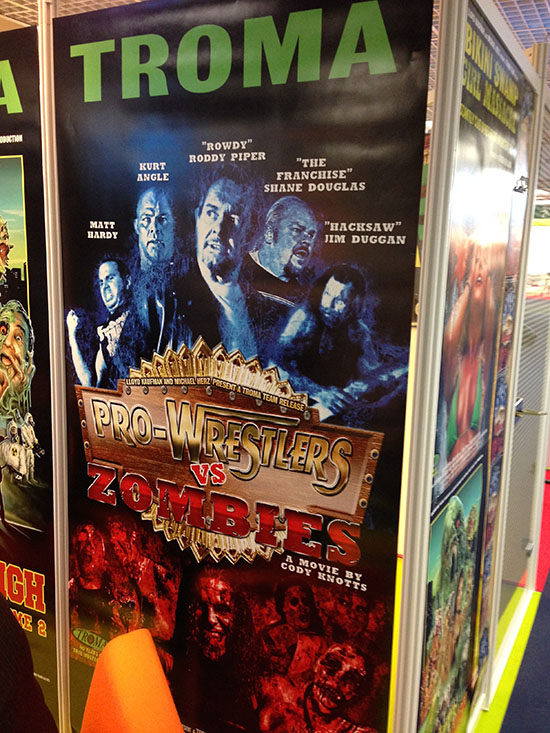 Wrestlers vs Zombies Posetr Photo